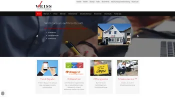 Website Screenshot: Weiss unabhängige Versicherungskanzlei - Home - Date: 2023-06-26 10:24:49