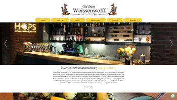 Website Screenshot: Hotel Restaurant Weissenwolff - GASTHAUS WEISSENWOLFF - Date: 2023-06-26 10:24:49