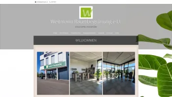 Website Screenshot: Weitmann Raumbegrünung e.U. - Weitmann Raumbegrünung e.U. – WIR SCHAFFEN ATMOSPHÄRE! - Date: 2023-06-26 10:24:49
