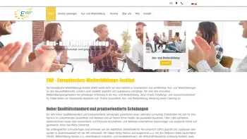 Website Screenshot: Europäisches Wellness Institut - EWI - Europäisches-Weiterbildungs-Institut - Date: 2023-06-15 16:02:34