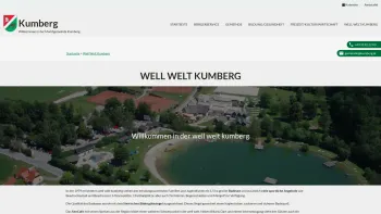 Website Screenshot: bei wellwelt.at - Well Welt Kumberg – Kumberg - Date: 2023-06-26 10:24:52