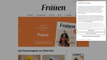 Website Screenshot: welt der frau eine Zeitschrift für Frauen von Frauen - Das Frauenmagazin aus Österreich - Date: 2023-06-26 10:24:52