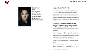 Website Screenshot: wenth.com Werbeagentur - Andreas Wenth - #leadership #change #sucess - Gemeinsam Entwicklung gestalten. Ein erfolgreicher Unternehmer begleitet dich als Coach. - Date: 2023-06-26 10:24:52