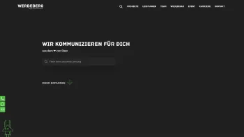 Website Screenshot: Werbeberg Digital Communications GmbH & Co KG - Ihre Agentur in Steyr | Werbeberg - Date: 2023-06-26 10:26:51