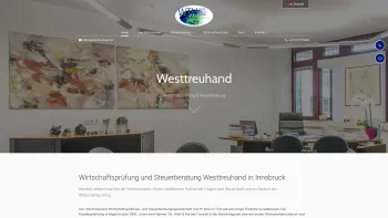 Website Screenshot: WTH Westtreuhand Wirtschaftsprüfungs und Steuerberatungsgesellschaft mbH - Wirtschaftsprüfung und Steuerberatung in Innsbruck - Date: 2023-06-15 16:02:34