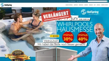 Website Screenshot: HotSpring Austria - Startseite » HotSpring Whirlpools - Date: 2023-06-26 10:24:57