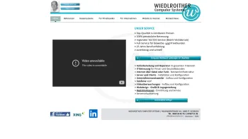 Website Screenshot: WCS - Wiedlroither Computer Systeme - Date: 2023-06-26 10:25:00