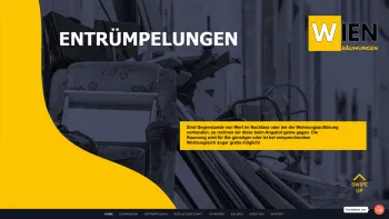 Website Screenshot: Wien Räumungen - Gratis Räumung in Wien - Entrümpelungen & Verlassenschafts - Date: 2023-06-15 16:02:34