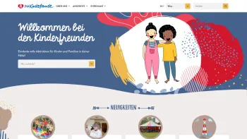 Website Screenshot: Österreichische Kinderfreunde Landesorganisation Wien - Willkommen bei den Kinderfreunden - Kinderfreunde - Date: 2023-06-26 10:25:00