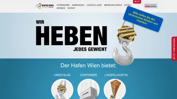 Website Screenshot: wiener hafen - Hafen Wien - Date: 2023-06-26 10:25:00