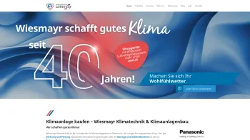 Website Screenshot: Wiesmayr-Klimatechnik Ges.m.b.H. - Wiesmayr Klimatechnik | Fachbetrieb für Klimaanlagen Bau in Linz & Wien - Date: 2023-06-26 10:25:03