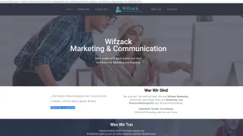 Website Screenshot: Wifzack Marketing & Communication - HOME - Wifzack Marketing and Communication - Date: 2023-06-26 10:26:50