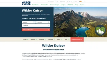 Website Screenshot: Tourismusverband Wilder Kaiser Infobüro Going - Willkommen in der Region Wilder Kaiser in Tirol - Date: 2023-06-26 10:25:02