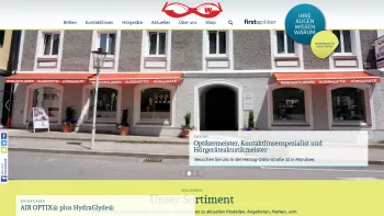Website Screenshot: Optik Wimmer - Startseite - FirstOptiker Optik Wimmer - Date: 2023-06-26 10:25:07