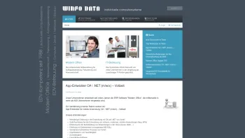 Website Screenshot: Winfo Data Computer Hard und Software Handels und Entwicklungs GmbH - Home - Date: 2023-06-26 10:25:07