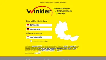 Website Screenshot: Winkler Schulbedarf GmbH - Winkler Schulbedarf | Basteln, Werken, Malen, Zeichnen - Date: 2023-06-26 10:25:07