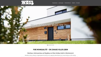 Website Screenshot: WÖSS Blockhäuser - Holzbau | Massivholzbau | Blockbau - Wöss Holzbau GmbH - Date: 2023-06-26 10:25:13