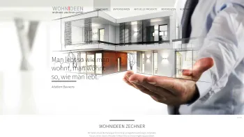 Website Screenshot: WOHNIDEEN andreas zechner gmbh. - Wohnideen Zechner – planen, bauen, wohnen - Date: 2023-06-15 16:02:34