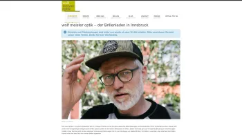 Website Screenshot: wolf meister optik - wolf meister optik | Der Brillenladen in Innsbruck - Date: 2023-06-26 10:25:15