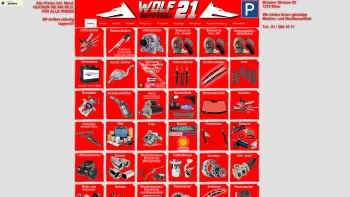 Website Screenshot: Autoteile WOLF21 Wulfparts Autoparadies - - Autoteile WOLF 21 - Günstiges Autozubehör, Autoteile und Autoersatzteile - Date: 2023-06-15 16:02:34