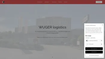 Website Screenshot: Spedition Wuger - Home | Wuger logistics - Date: 2023-06-26 10:25:21