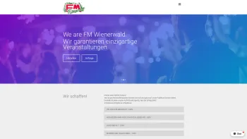 Website Screenshot: Die Wienerwald Buam - FM Wienerwald - Date: 2023-06-26 10:25:24
