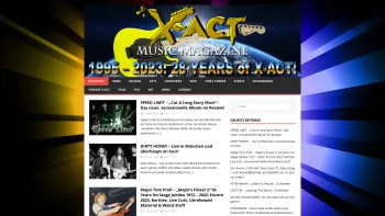 Website Screenshot: X-Act Music Magazine - X-ACT Music Magazine | Die Online-Ausgabe von X-ACT Music Magazine - Das legendäre Magazin für Musiker, Fans und Veranstalter - Date: 2023-06-26 10:25:24