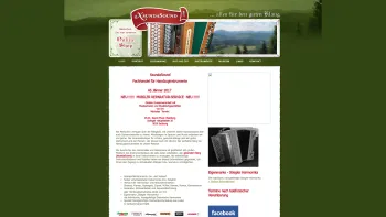 Website Screenshot: XsundaSound alles für den gutrn Klang - Steirische Harmonika Bad Ischl » HOME » Diatonische Harmonika Akkordeon - Date: 2023-06-26 10:25:27