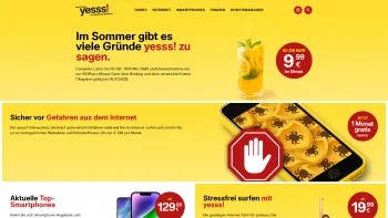 Website Screenshot: YESSS! - yesss! Der Mobilfunk-Diskonter - Date: 2023-06-26 10:25:27