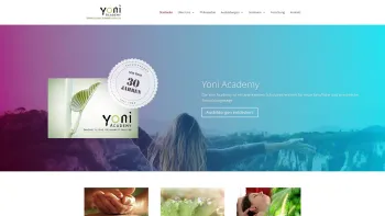 Website Screenshot: YONI Akademie für ganzheitliche Körperkultur - Massage-Ausbildungen im Sinne der Ganzheitsmedizin - Massageschule - Date: 2023-06-26 10:25:27