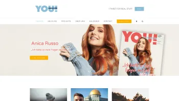 Website Screenshot: YOU! Magazin - YOU! Magazin – I thirst for real stuff - Date: 2023-06-26 10:25:27