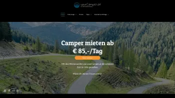Website Screenshot: yourCamper.at Wohnmobilvermietung - yourCamper.at - Wohnmobilvermietung (Bezirk Rohrbach, OÖ) - Date: 2023-06-26 10:26:52