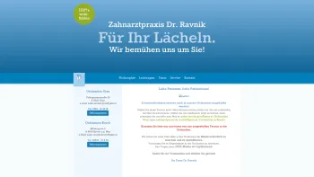 Website Screenshot: Ravnik Alexander inode wir_verbinden Sie mit Highspeed Internet - Zahnarztpraxis Dr. Ravnik - Date: 2023-06-26 10:25:28