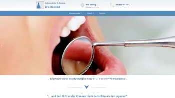 Website Screenshot: zahnärztliche Ordination Drs. Römhild - Drs. Römhild Zahnärzte - Drs. Römhild - Date: 2023-06-26 10:25:30