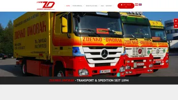 Website Screenshot: Zdenko Dworak GmbH - Zdenko Dworak - Internationale Umzüge aus Wien - Date: 2023-06-15 16:02:34
