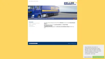 Website Screenshot: Zeller Transporte GmbH - Philosophie - Date: 2023-06-26 10:25:36