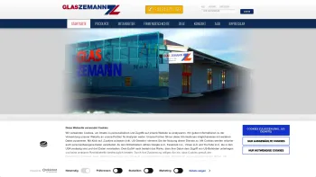 Website Screenshot: Glas Zemann Gesellschaft mbH - Startseite - Glas Zemann - Date: 2023-06-26 10:25:36