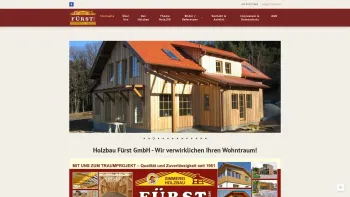 Website Screenshot: Holzbau Fürst GmbH - Holzbau Fürst GmbH, Holzbaumeister im Burgenland - Date: 2023-06-26 10:25:36
