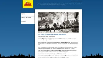 Website Screenshot: Dachdeckerei-Spenglerei Helmut Dachdeckerei Spenglerei Ziesler - Home - Date: 2023-06-26 10:25:39