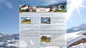 Website Screenshot: Zillertal-Huetten.at - Zillertal-Huetten.at -Willkommen - Date: 2023-06-26 10:25:39