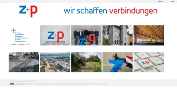Website Screenshot: Z&P Zieritz Partner - z+p Ziviltechnik | wir schaffen verbindungen - Date: 2023-06-26 10:25:42