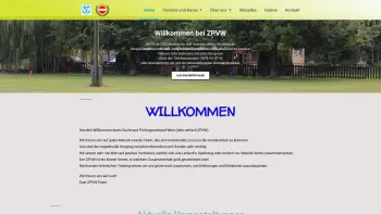 Website Screenshot: Zucht u. Prüfungsverband Wien - Home - ZPVW - Zucht und Prüfungsverband Wien - Date: 2023-06-15 16:02:34