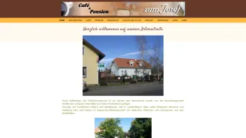Website Screenshot: Frühstückspension Windisch, 2023 Nappersdorf im Weinviertel - ::::: Pension und Cafè Zum Josef ::::: - Home - Date: 2023-06-26 10:25:44