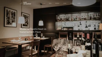 Website Screenshot: Hotel Verwalter Verwalter Hotel Vinothek Garni GmbH - Boutiquehotel mit Charme - Zum Verwalter - Date: 2023-06-14 10:46:30