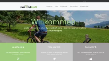 Website Screenshot: Zweiradkraft - Zweiradkraft.com | Fahrrad Kinder,- Lasten- & Hundetransport - Date: 2023-06-26 10:25:45