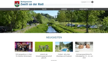 Website Screenshot: Gemeindeamt Zwettl an der Zwettl an der Rodl RiS-Kommunal - Zwettl an der Rodl - GEM2GO WEB - Startseite - Date: 2023-06-26 10:25:45