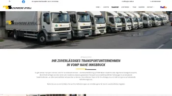 Website Screenshot: ZZ-Agentur Stoll GesmbH - Transportunternehmen in Vomp nahe Innsbruck - Date: 2023-06-26 10:26:52