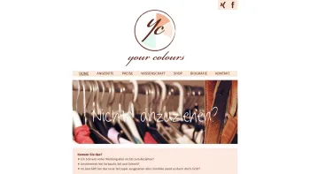 Website Screenshot: Your Colours, Gabriele Gnadenberger - yourcolours.at - Home - Date: 2023-06-14 10:46:30