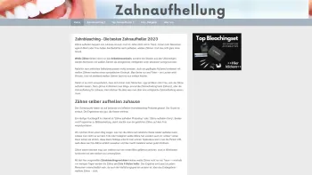Website Screenshot: Zahnbleaching - ? Zahnbleaching - Die besten Zahnaufheller 2023 | Homebleaching Sieger - Date: 2023-06-26 10:26:52